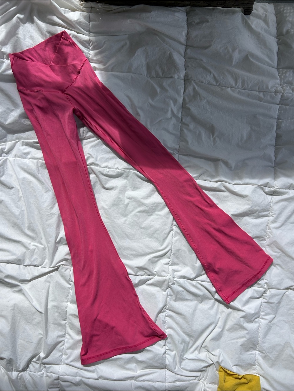 Aerie Offline High-Waist Fuchsia Flared Yoga Pants